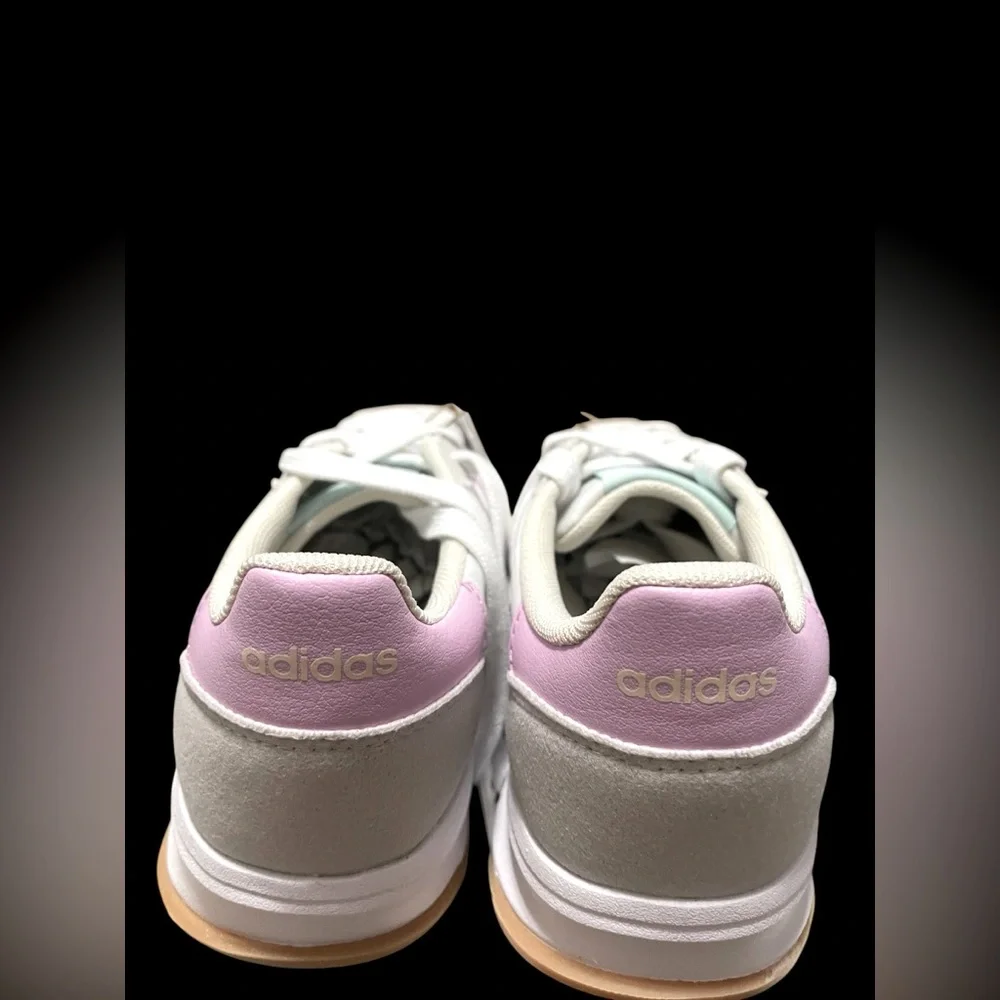 🌟🌟🌼NIB ADIDAS RUN 70’s 2.0 J. Women's White and Pastel Sneakers - Picture 5 of 10